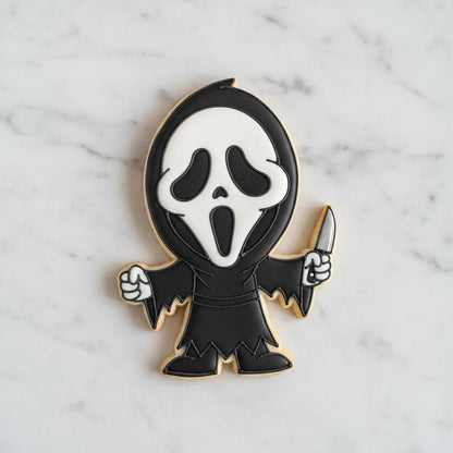 Horror Movie Cookie Cutter Set | Halloween Cookie Cutter and Stamp | Scary Character Cookie Cutters | Horror Halloween Baking