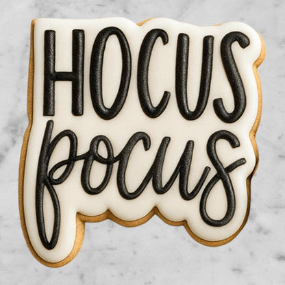 Hocus Pocus Cookie Cutter Set | Witch Cookie Cutters | Halloween Cookie Stamp | Black Cat Cookie Cutter | Spooky Baking Set