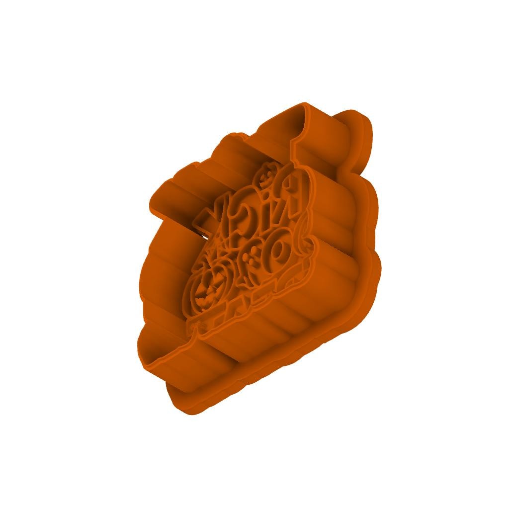 STL Trick or Treat - Cutter and Stamp with knobs - Digital Cookie Cutter STL File – 2", 3", and 4" Sizes Included