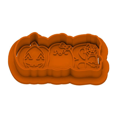 STL Boo - Cutter and Stamp with knobs - Digital Cookie Cutter STL File – 2", 3", and 4" Sizes Included