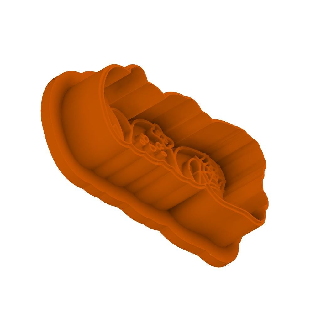 STL Boo - Cutter and Stamp with knobs - Digital Cookie Cutter STL File – 2", 3", and 4" Sizes Included